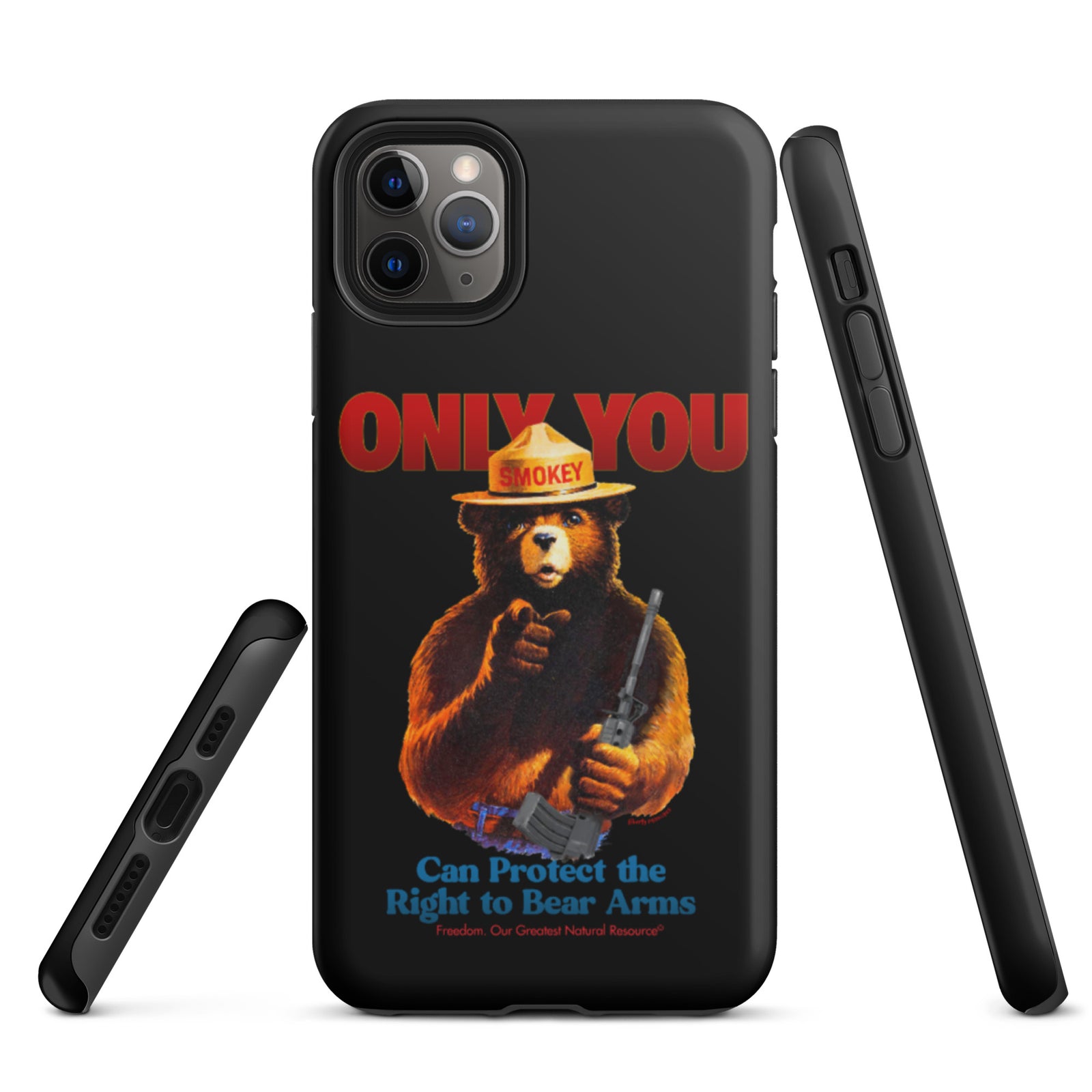 Only You Can Protect the Right to Bear Arms Tough iPhone case