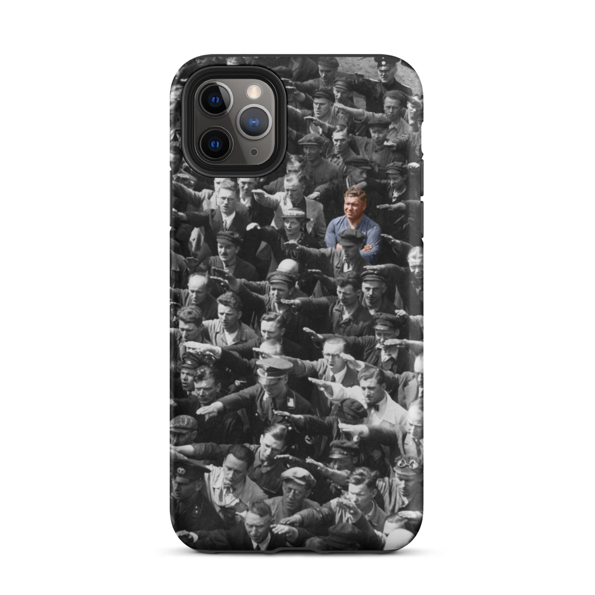 August Landmesser Courage Tough iPhone case