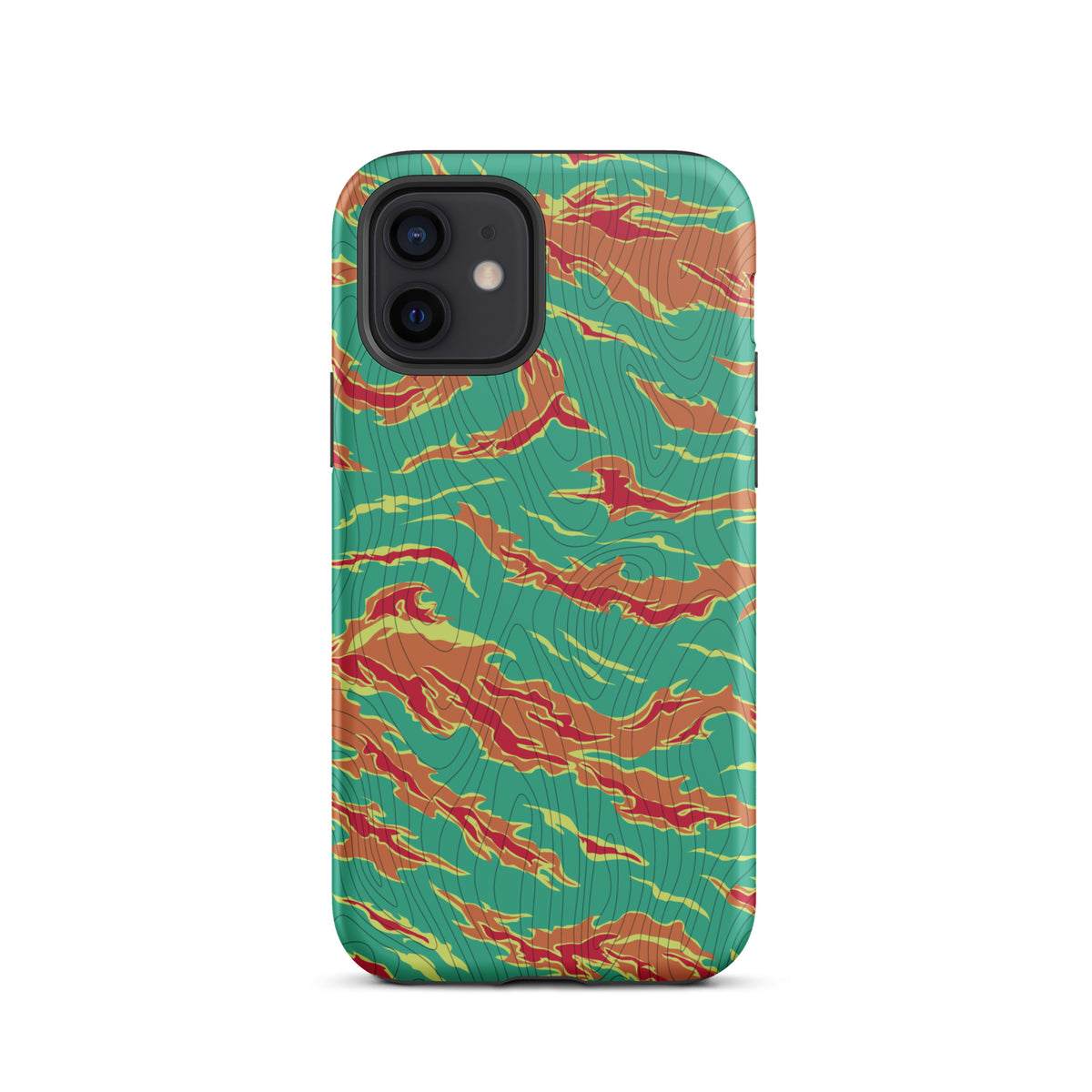 Tiger Stripe Electric Boogaloo Camo Tough iPhone case