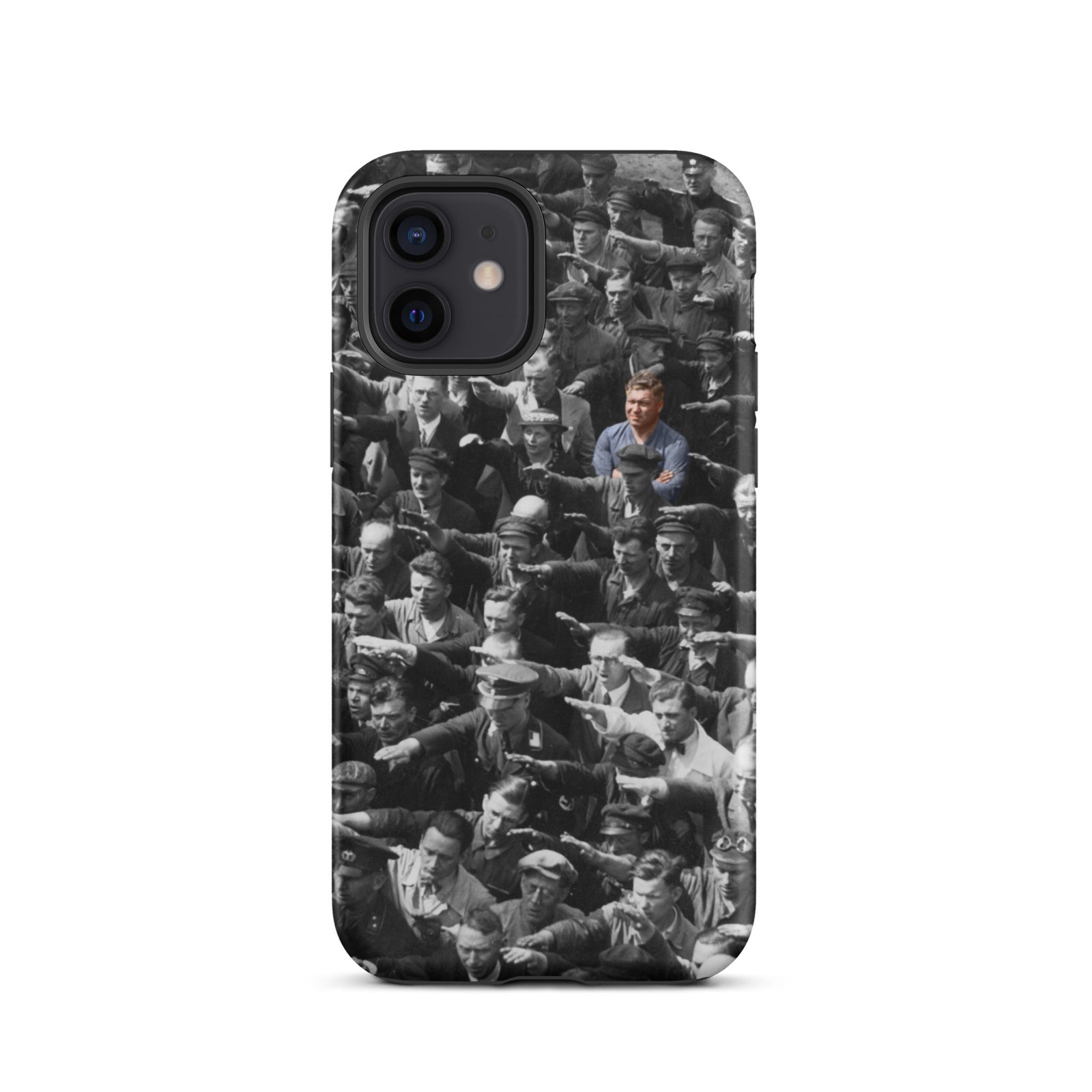 August Landmesser Courage Tough iPhone case