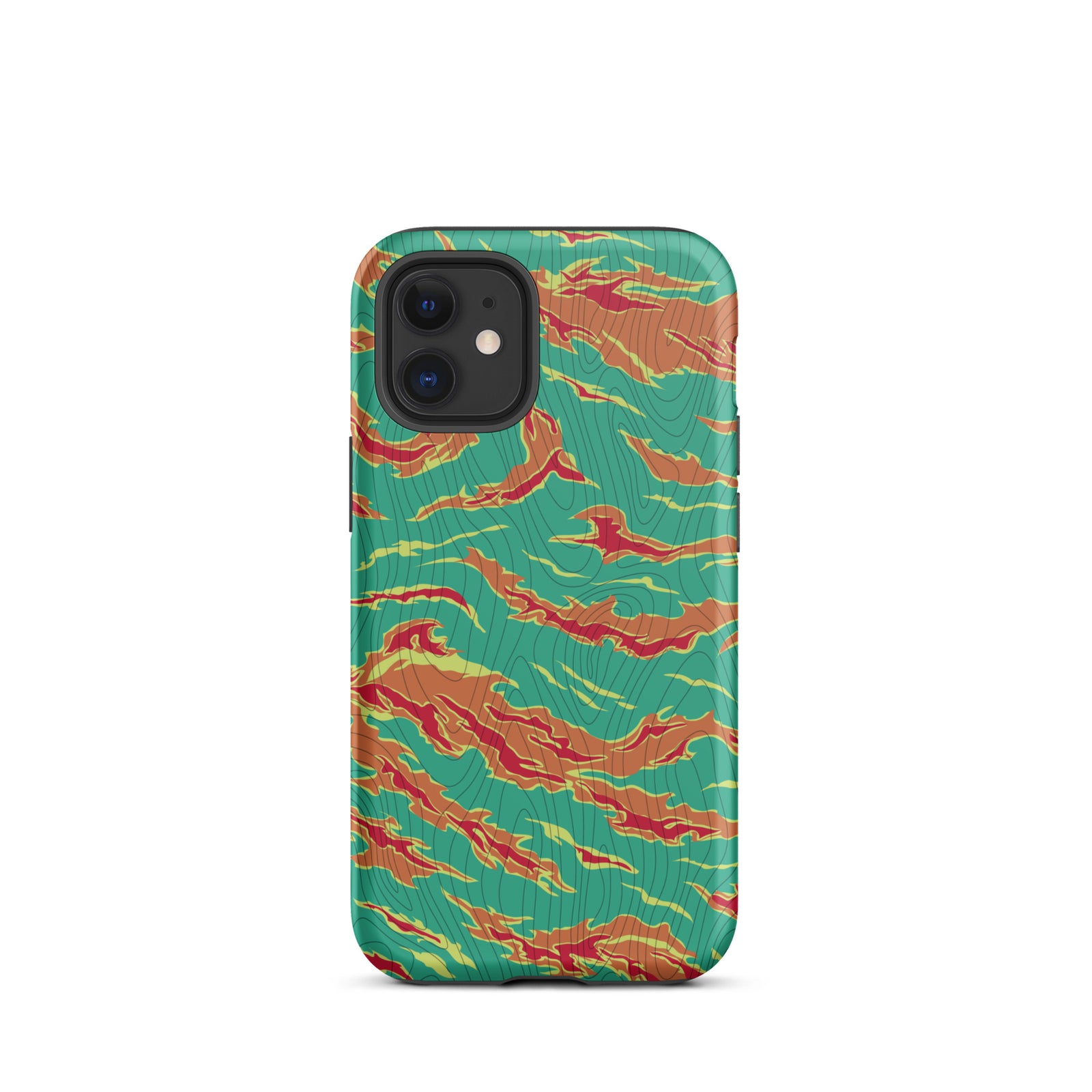 Tiger Stripe Electric Boogaloo Camo Tough iPhone case