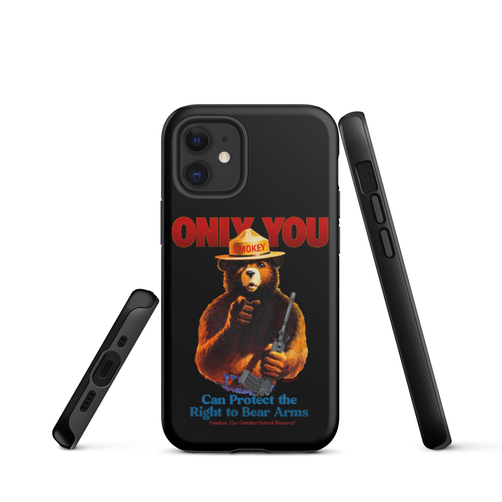 Only You Can Protect the Right to Bear Arms Tough iPhone case