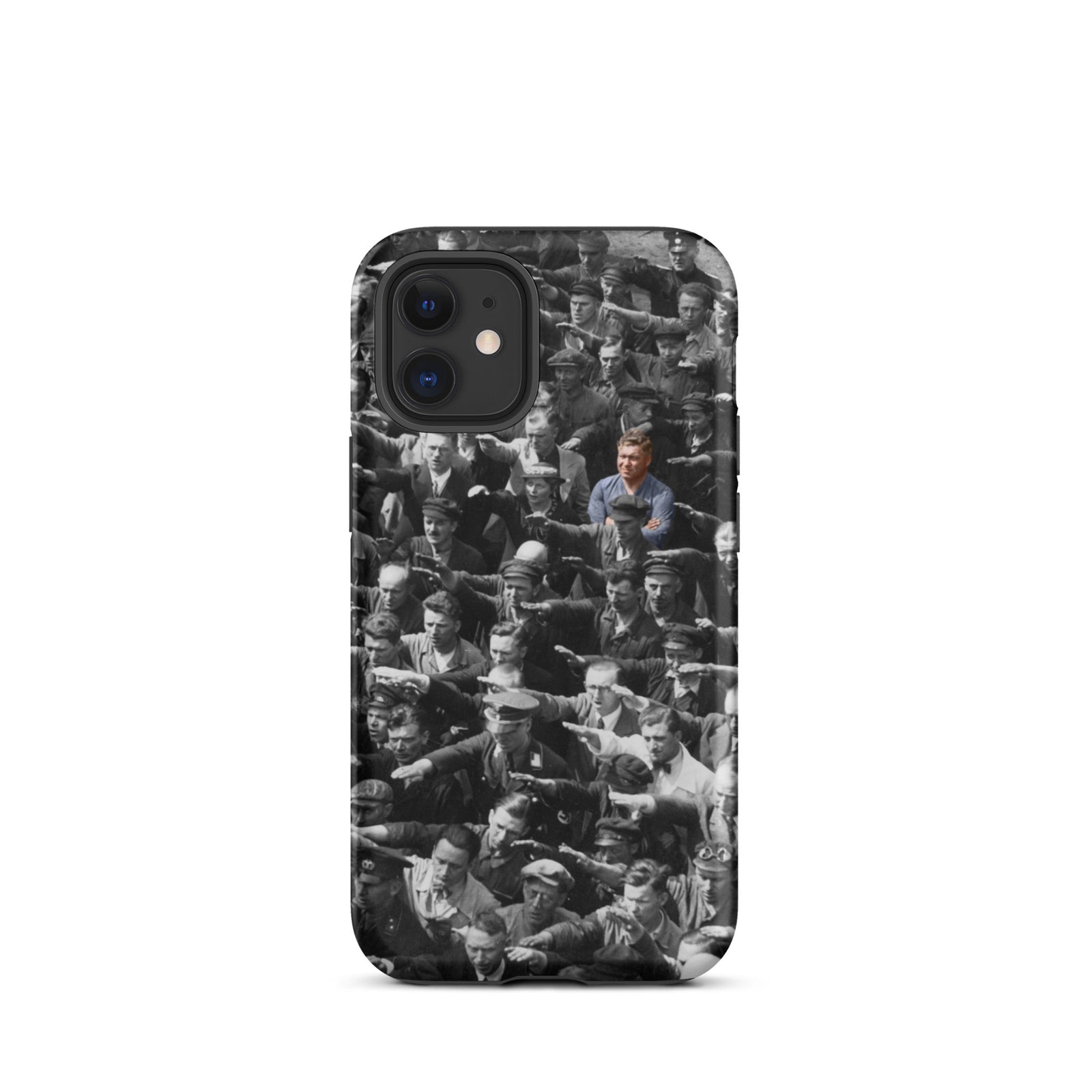 August Landmesser Courage Tough iPhone case