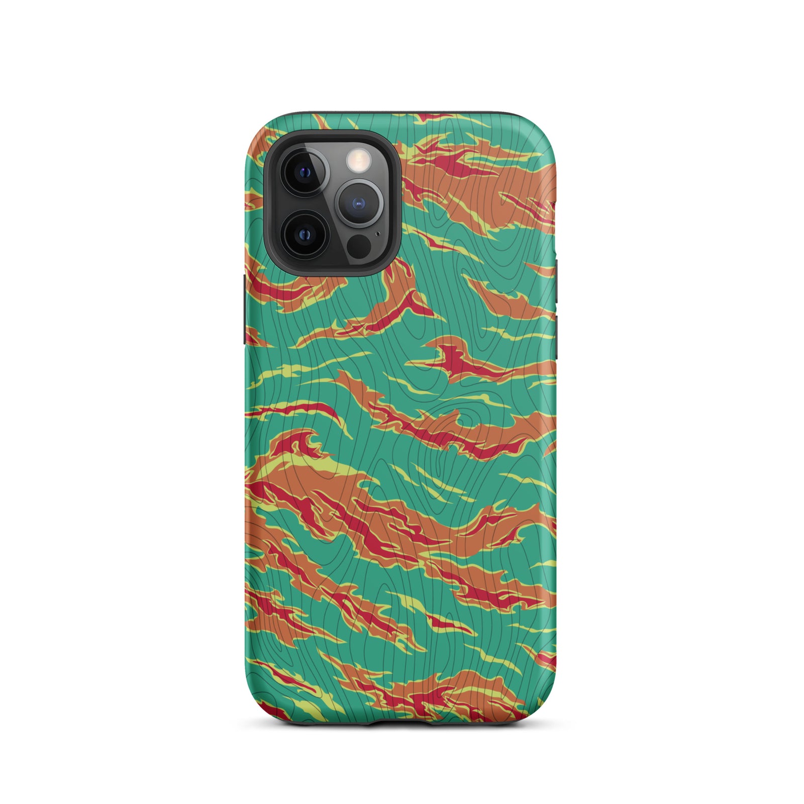 Tiger Stripe Electric Boogaloo Camo Tough iPhone case