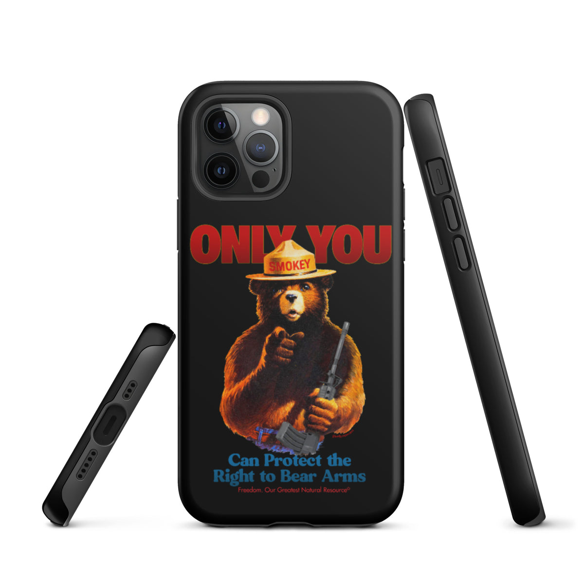 Only You Can Protect the Right to Bear Arms Tough iPhone case