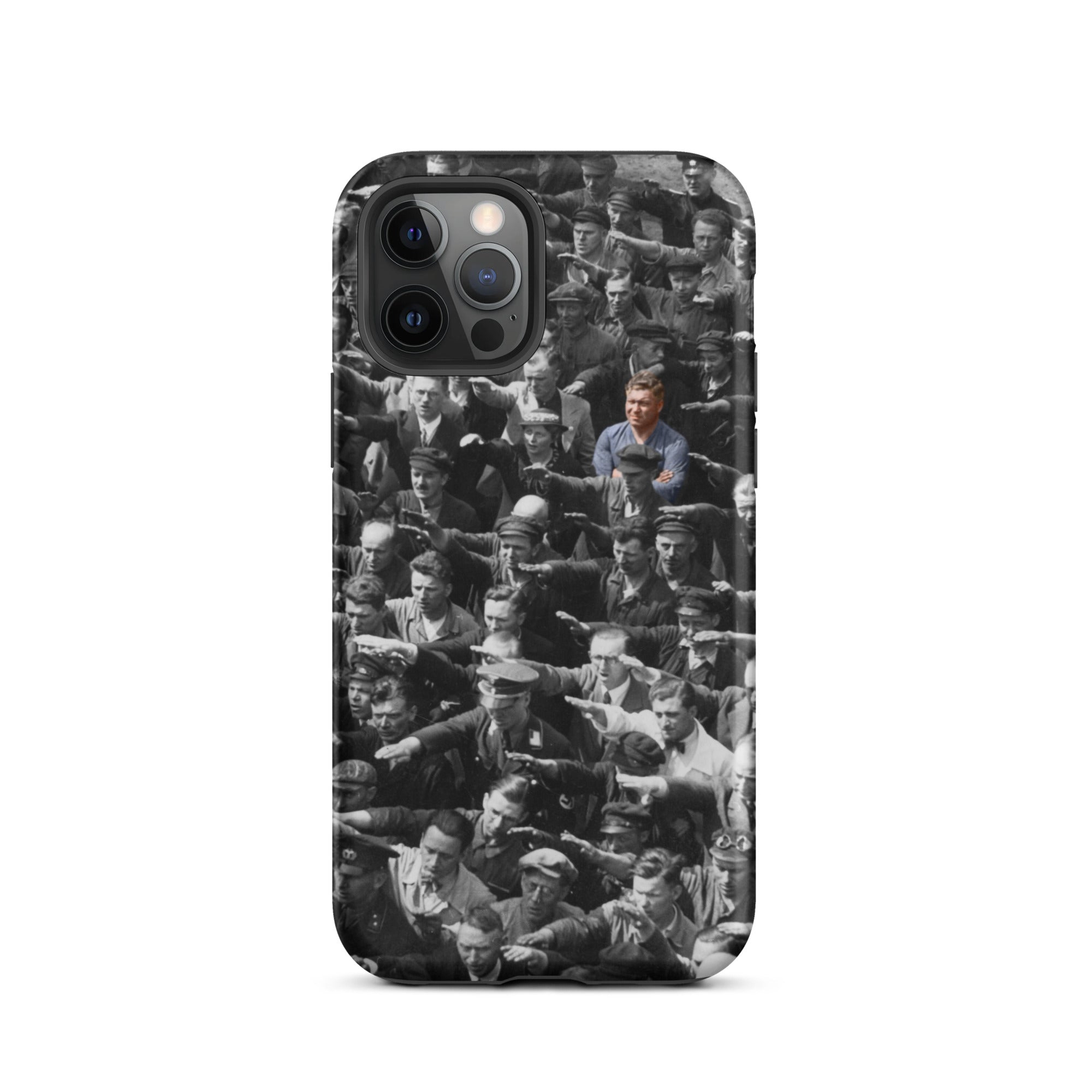 August Landmesser Courage Tough iPhone case