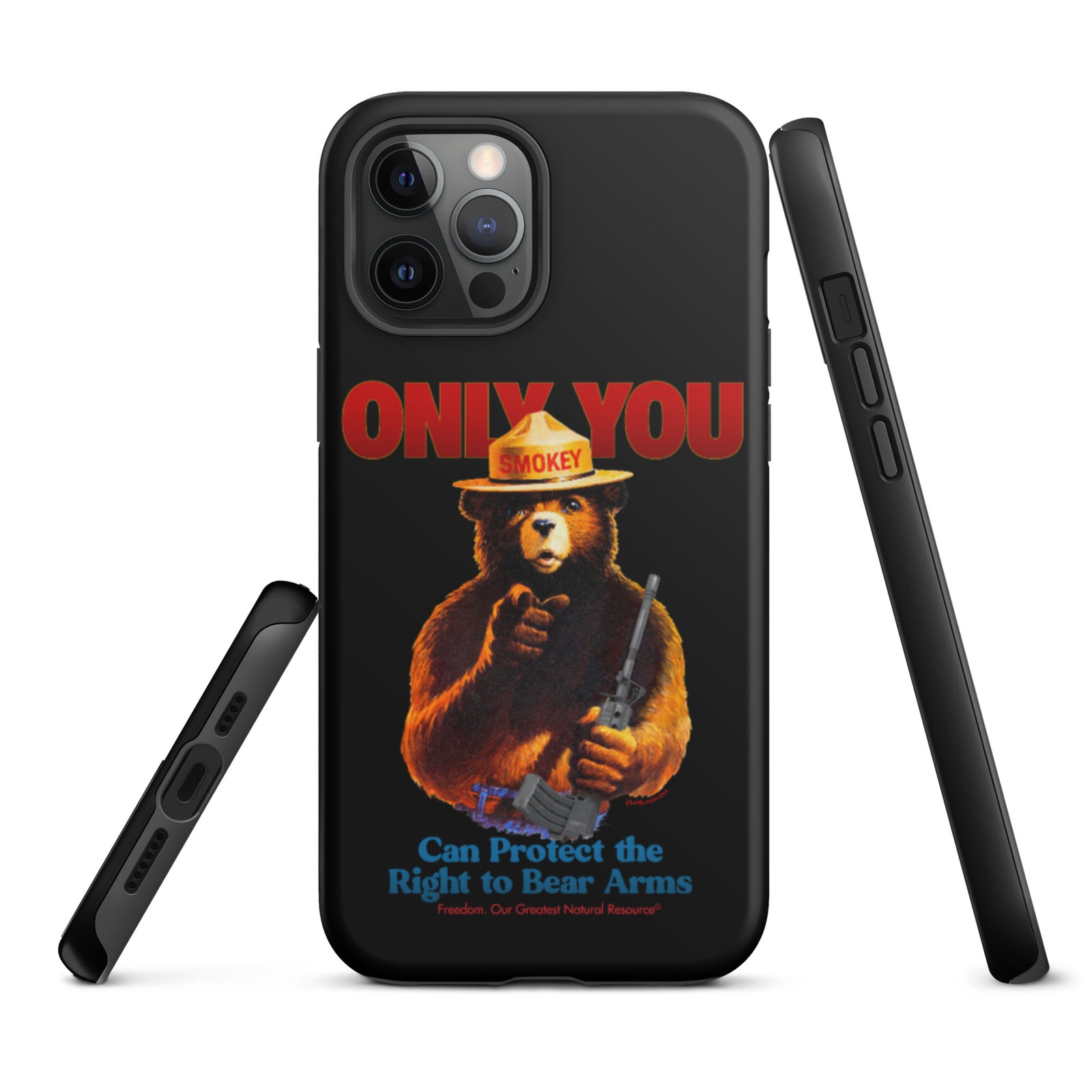 Only You Can Protect the Right to Bear Arms Tough iPhone case