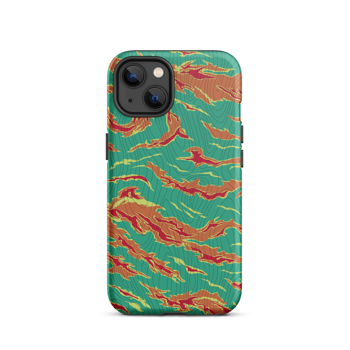 Tiger Stripe Electric Boogaloo Camo Tough iPhone case