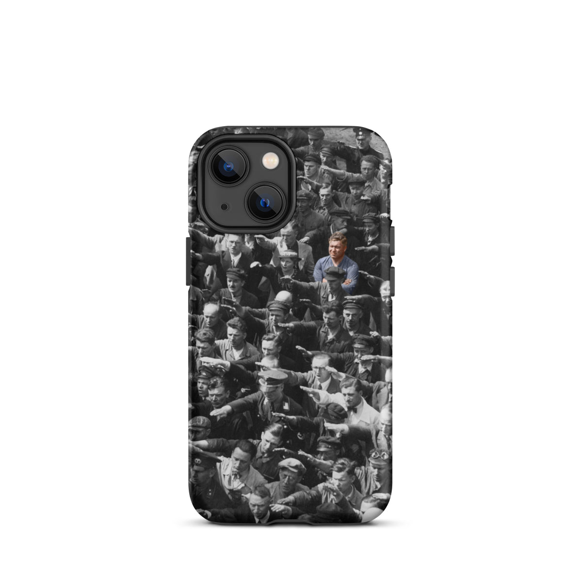 August Landmesser Courage Tough iPhone case