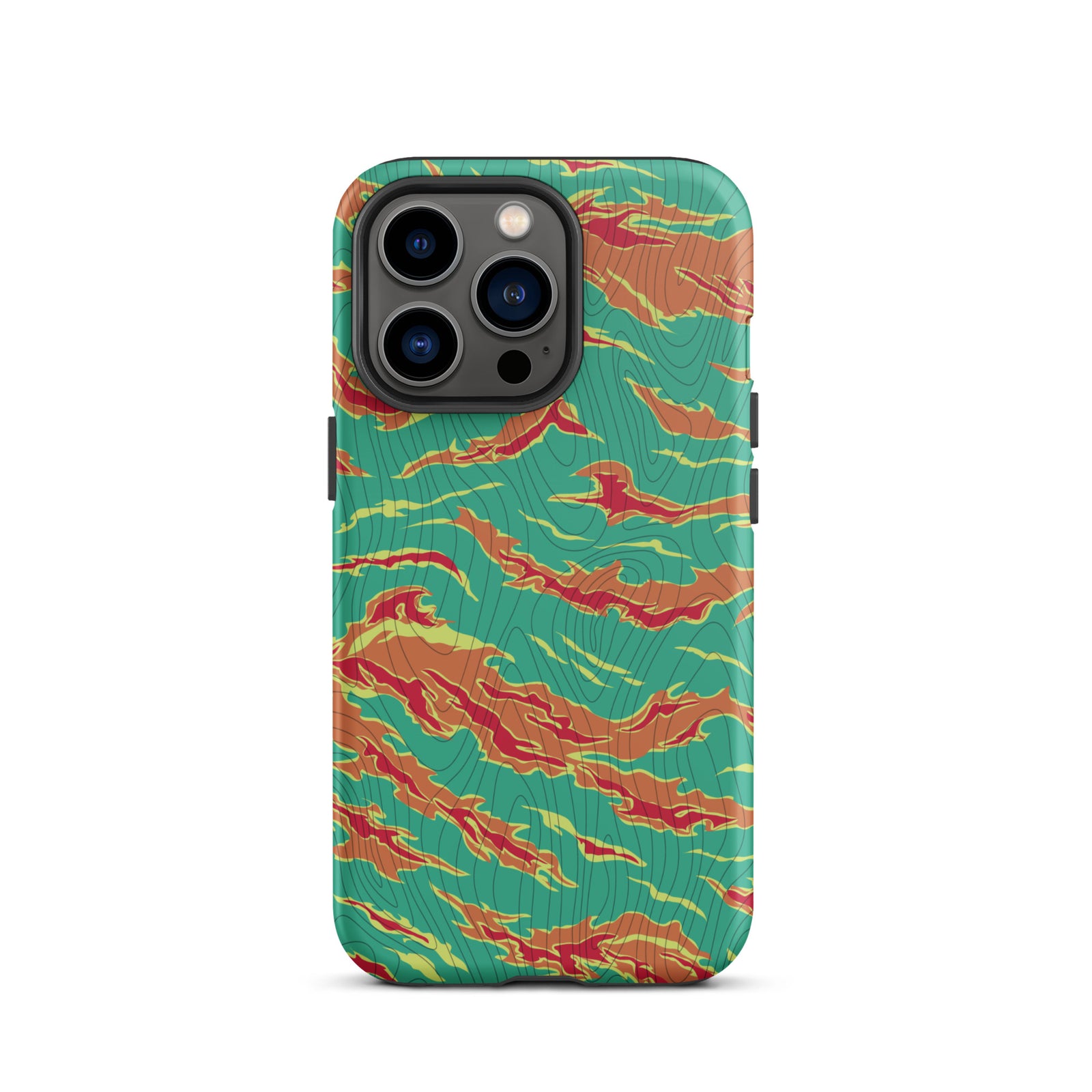Tiger Stripe Electric Boogaloo Camo Tough iPhone case