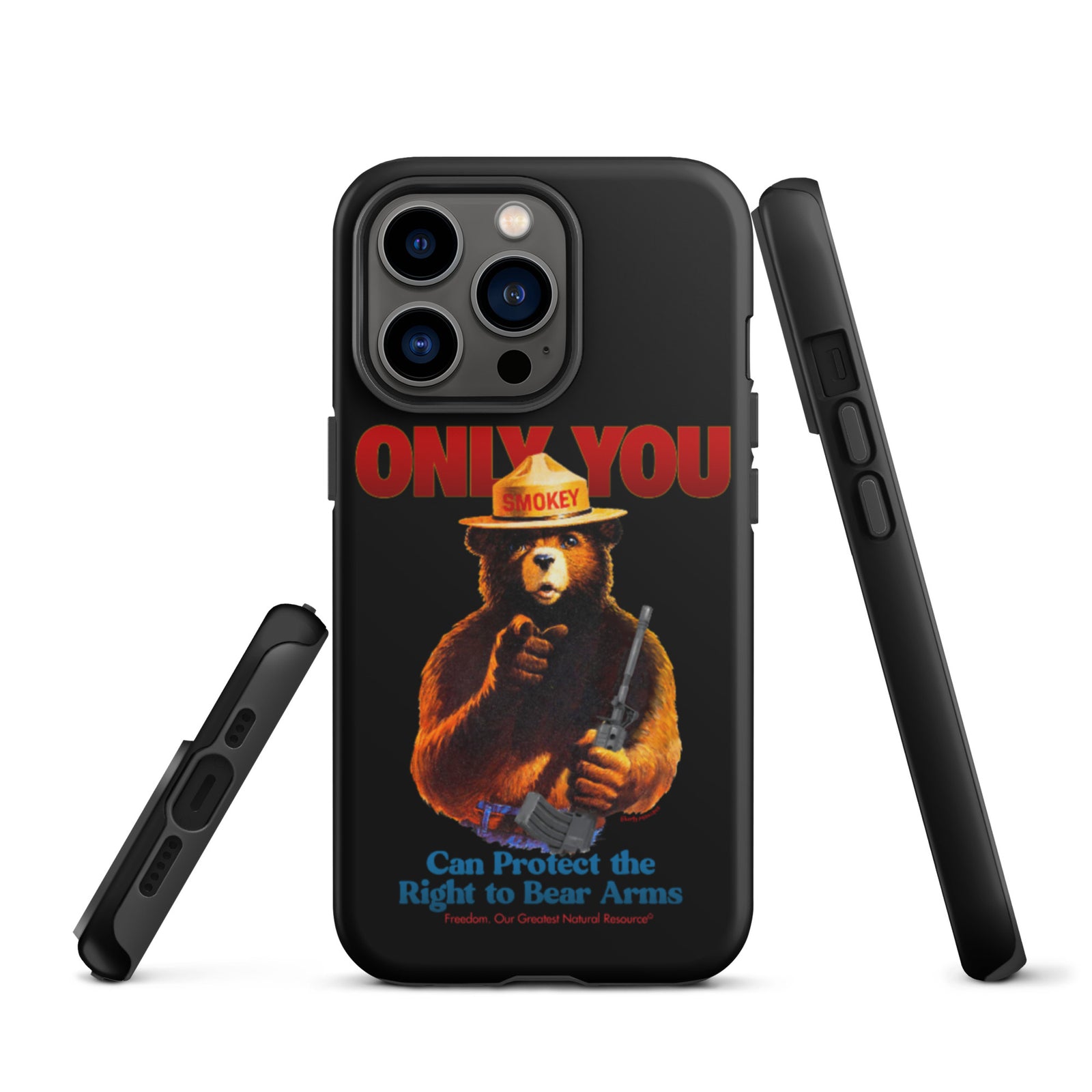 Only You Can Protect the Right to Bear Arms Tough iPhone case