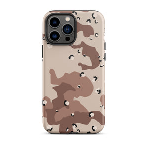 Desert Camo Tough iPhone case