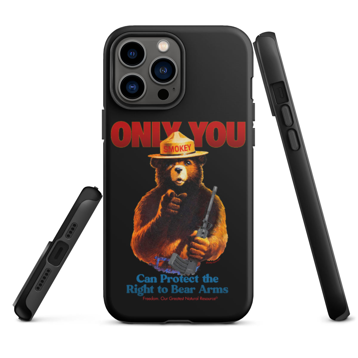 Only You Can Protect the Right to Bear Arms Tough iPhone case