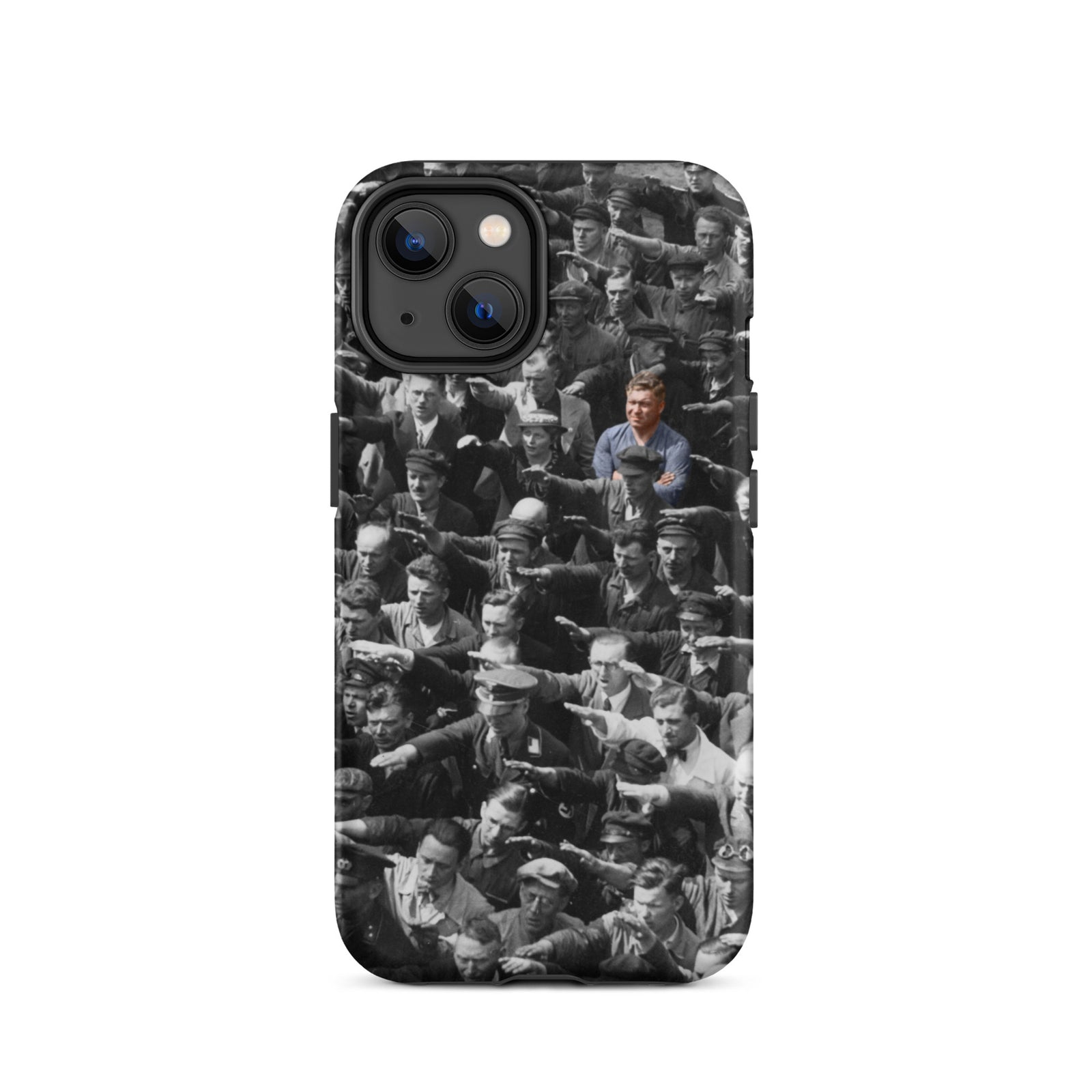 August Landmesser Courage Tough iPhone case