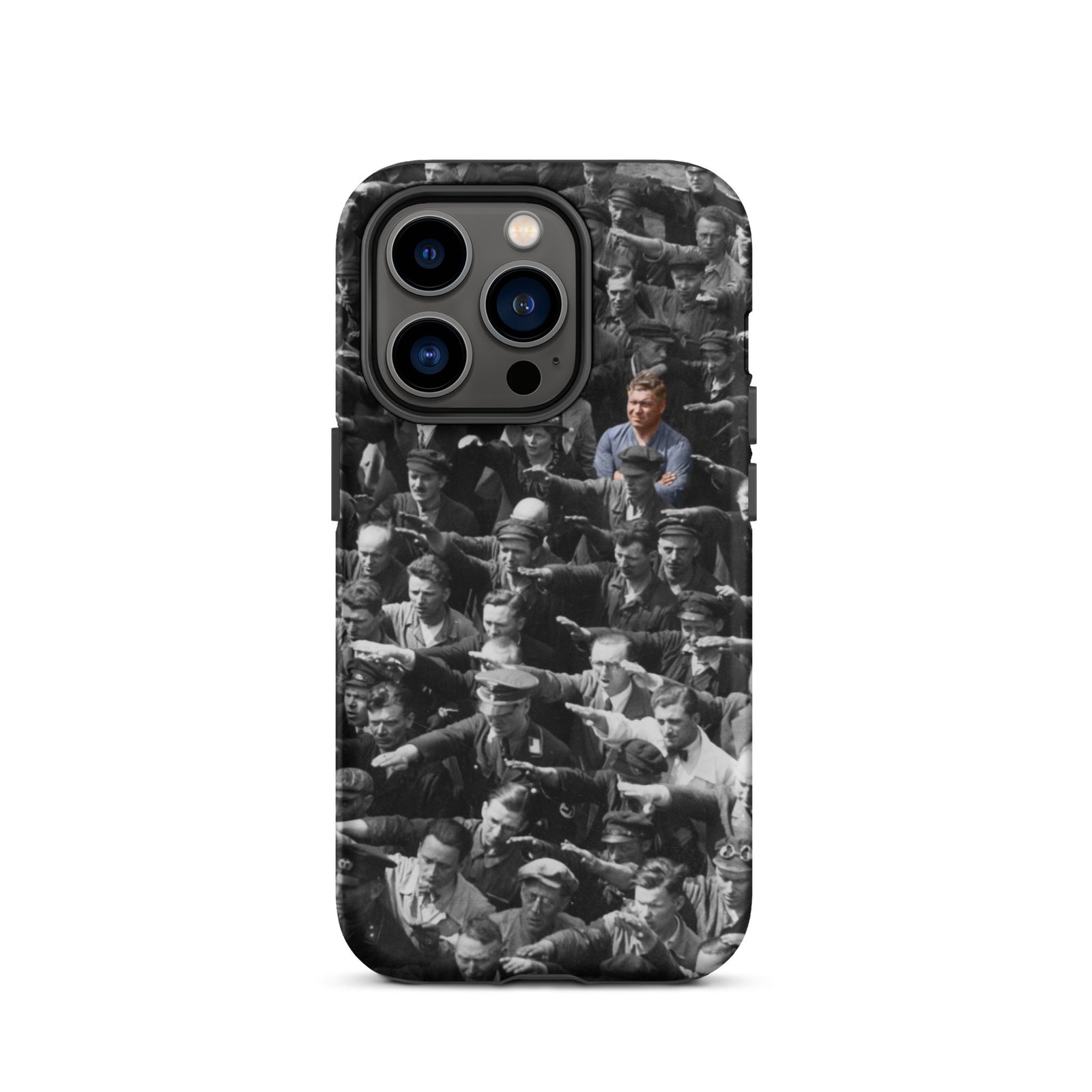 August Landmesser Courage Tough iPhone case