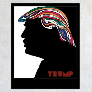 Donald Trump Milton Gaser Parody Poster