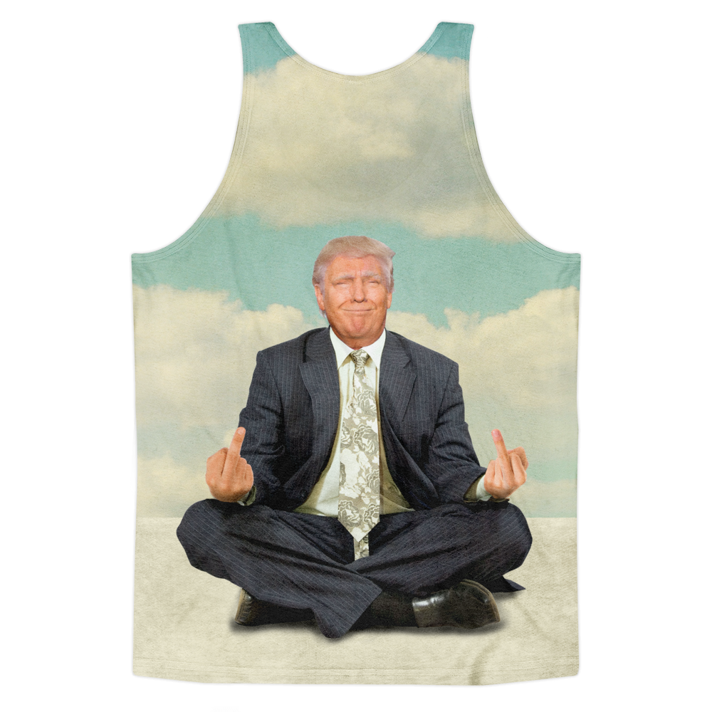 Zen of Donald Trump Meditation All Over Print Tank Top