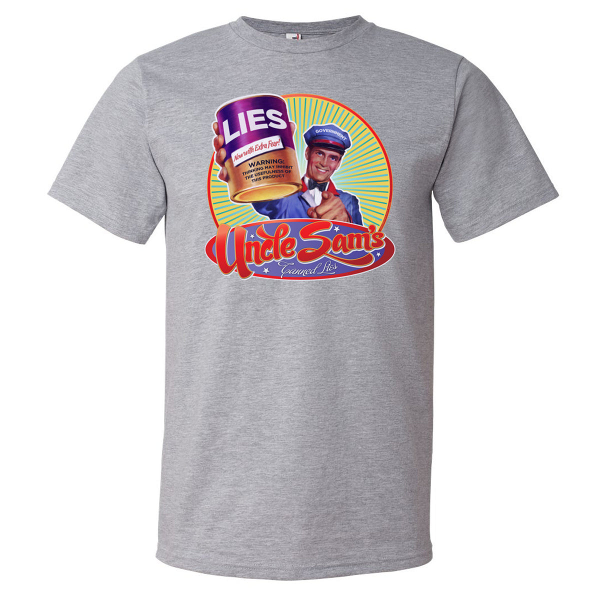 Uncle Sam&#39;s Canned Lies Graphic Tee