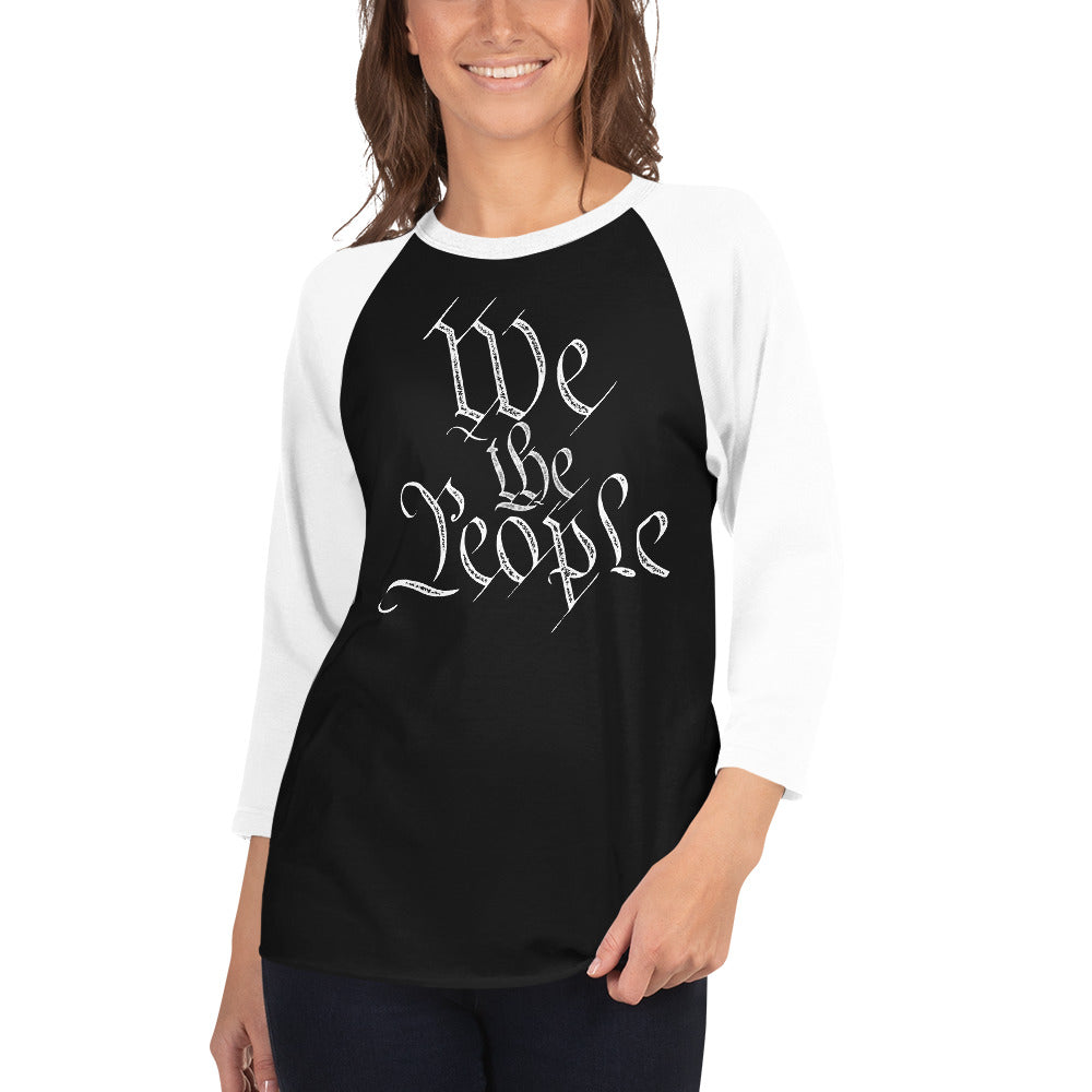 We The People 3/4 Sleeve Softball Raglan