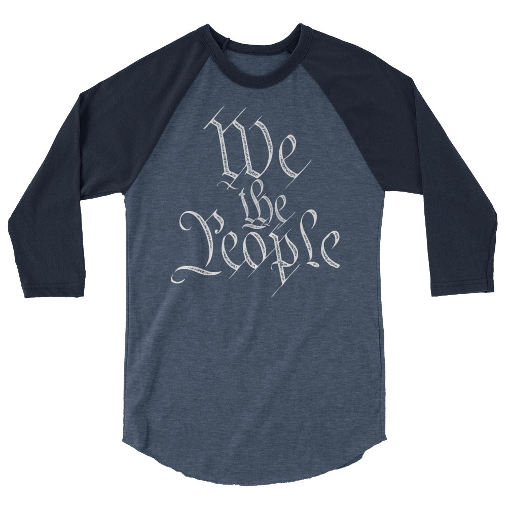 We The People 3/4 Sleeve Softball Raglan