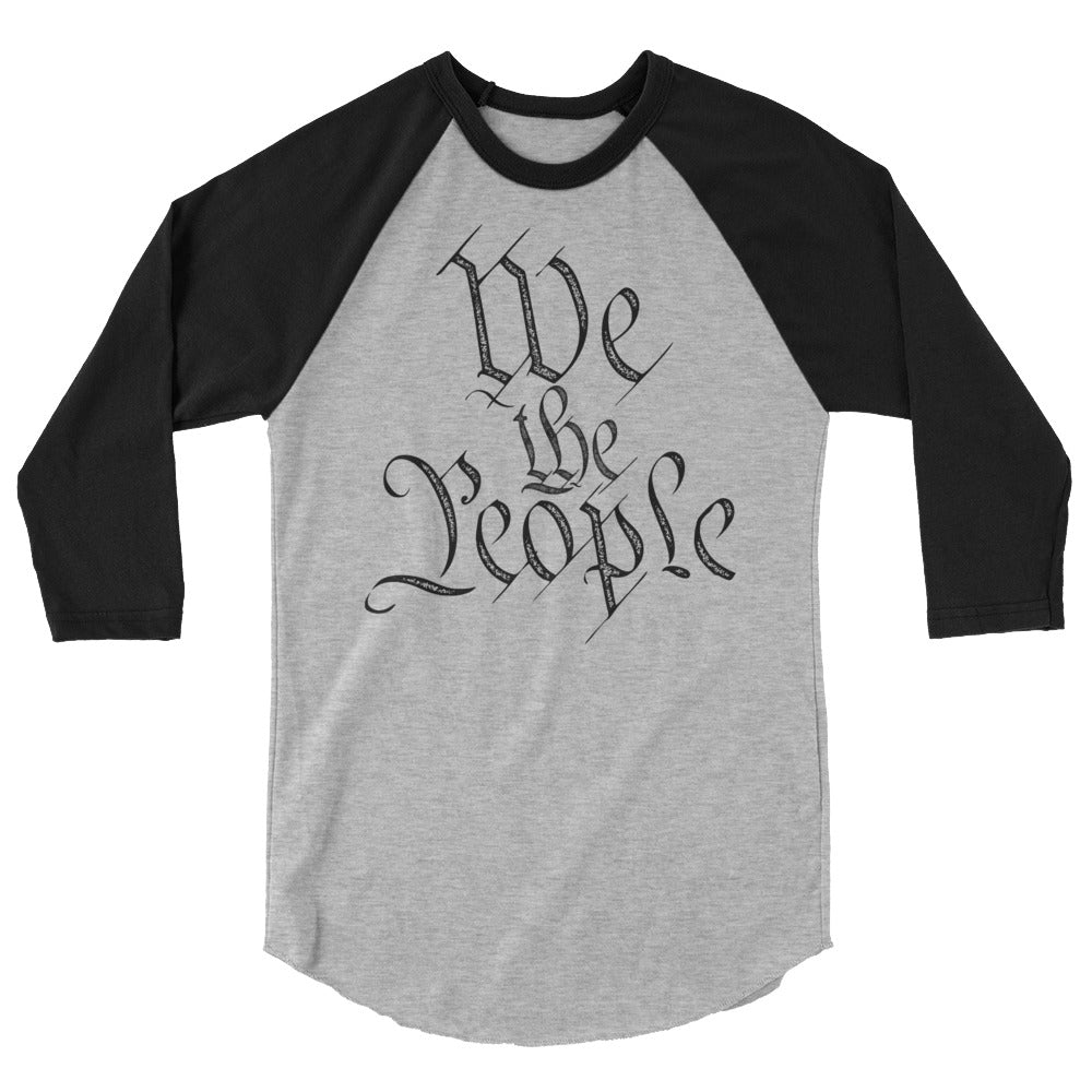 We The People 3/4 Sleeve Softball Raglan