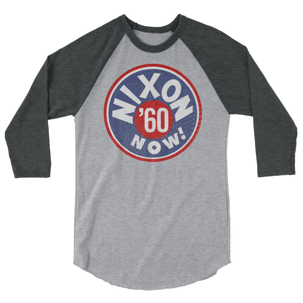 Nixon Now 1960 Retro Campaign Raglan
