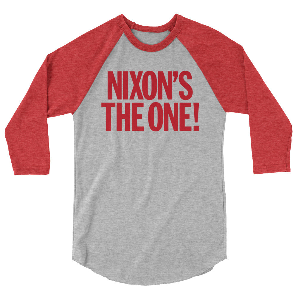 Nixon&#39;s the One 1968 Campaign 3/4 Sleeve Raglan