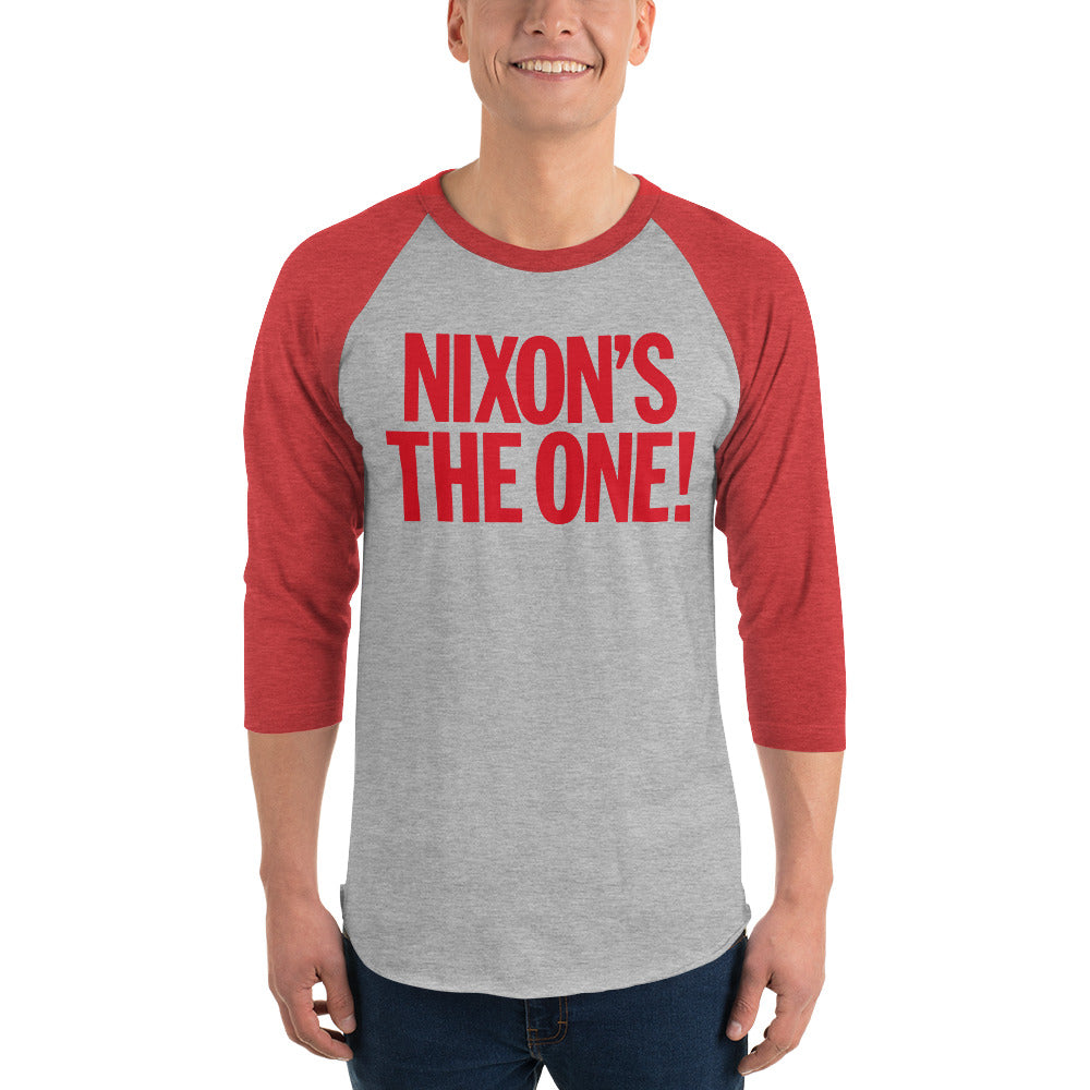 Nixon&#39;s the One 1968 Campaign 3/4 Sleeve Raglan