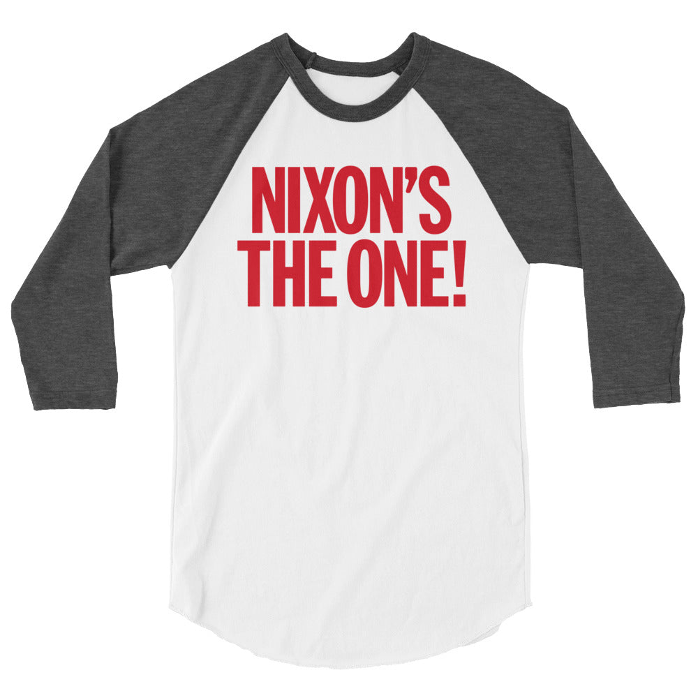 Nixon&#39;s the One 1968 Campaign 3/4 Sleeve Raglan