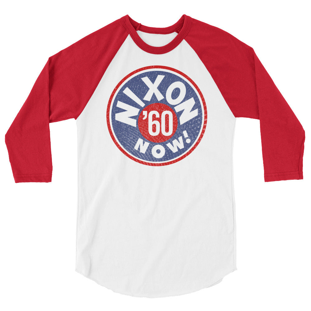 Nixon Now 1960 Retro Campaign Raglan