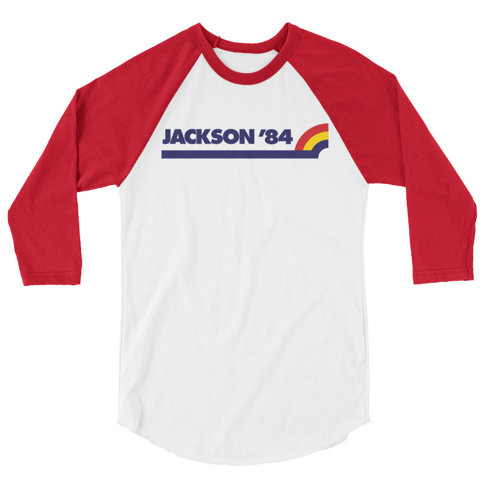 Jesse Jackson 1984 Campaign Reproduction 3/4 Sleeve Raglan Shirt