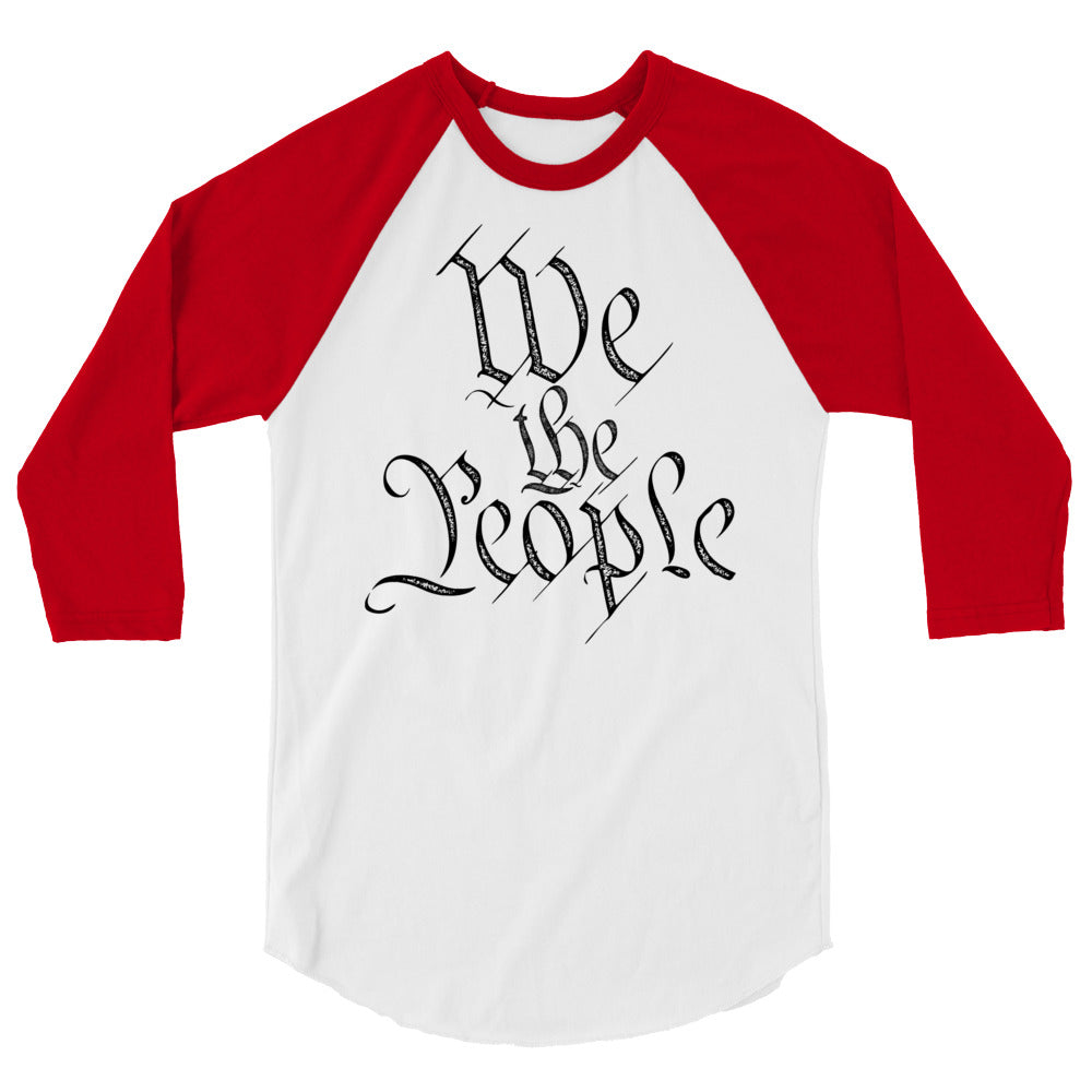 We The People 3/4 Sleeve Softball Raglan