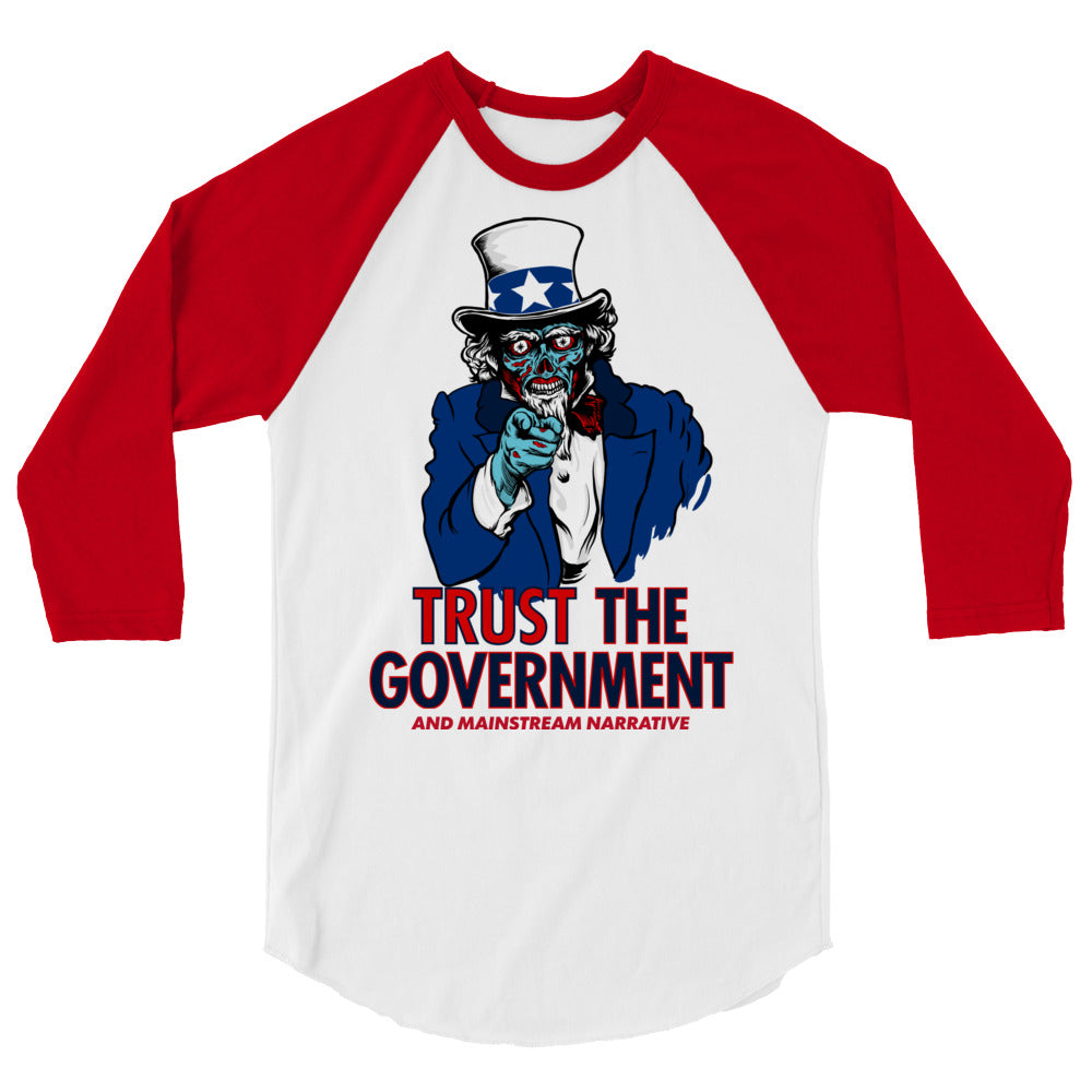 Uncle Sam Customizable They Live 3/4 Sleeve Raglan