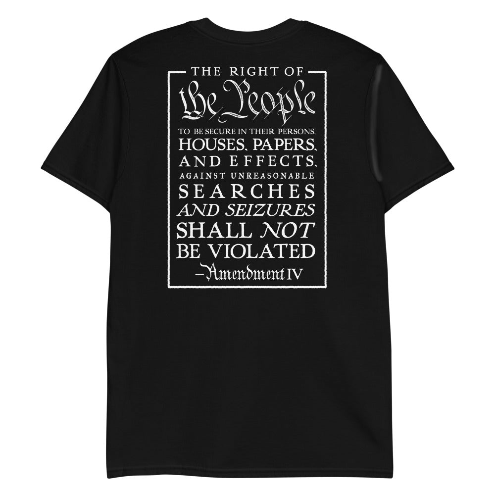4th Amendment Two-Sided Civil Rights Travel Shirt