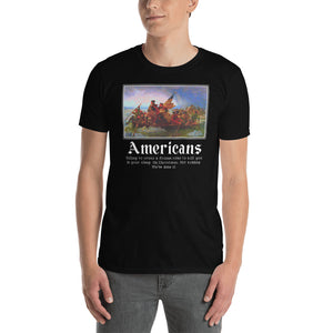 Americans 64-Bit Pixel Art T-Shirt