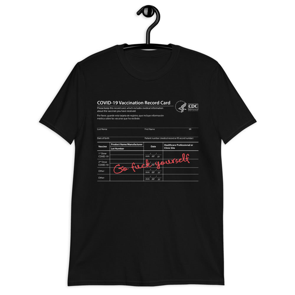 Vaxx Card GFYS Short-Sleeve Unisex T-Shirt