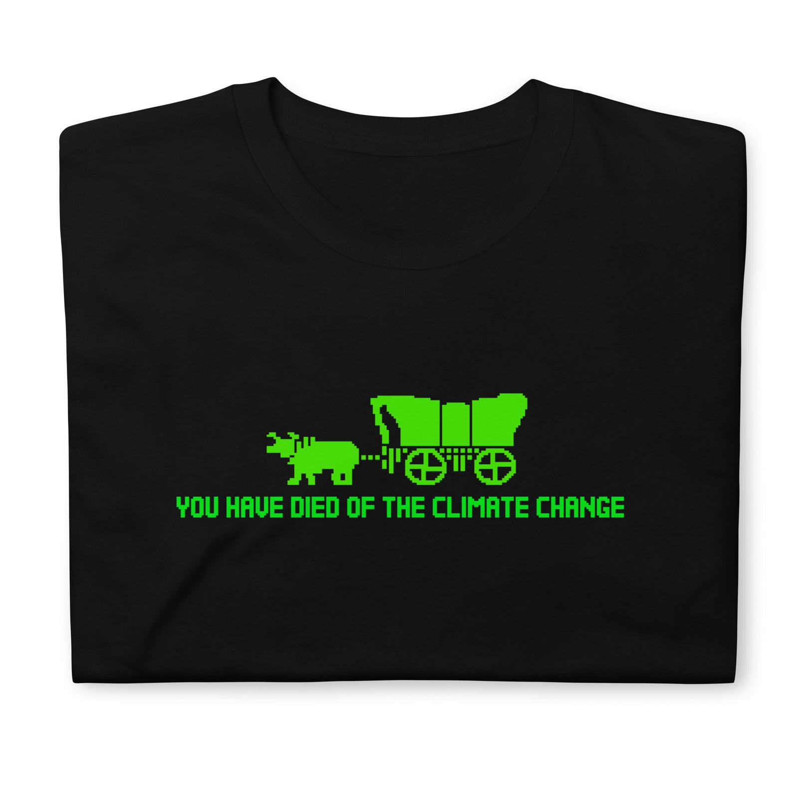 You Have Died of Climate Change Oregon Trail T-Shirt