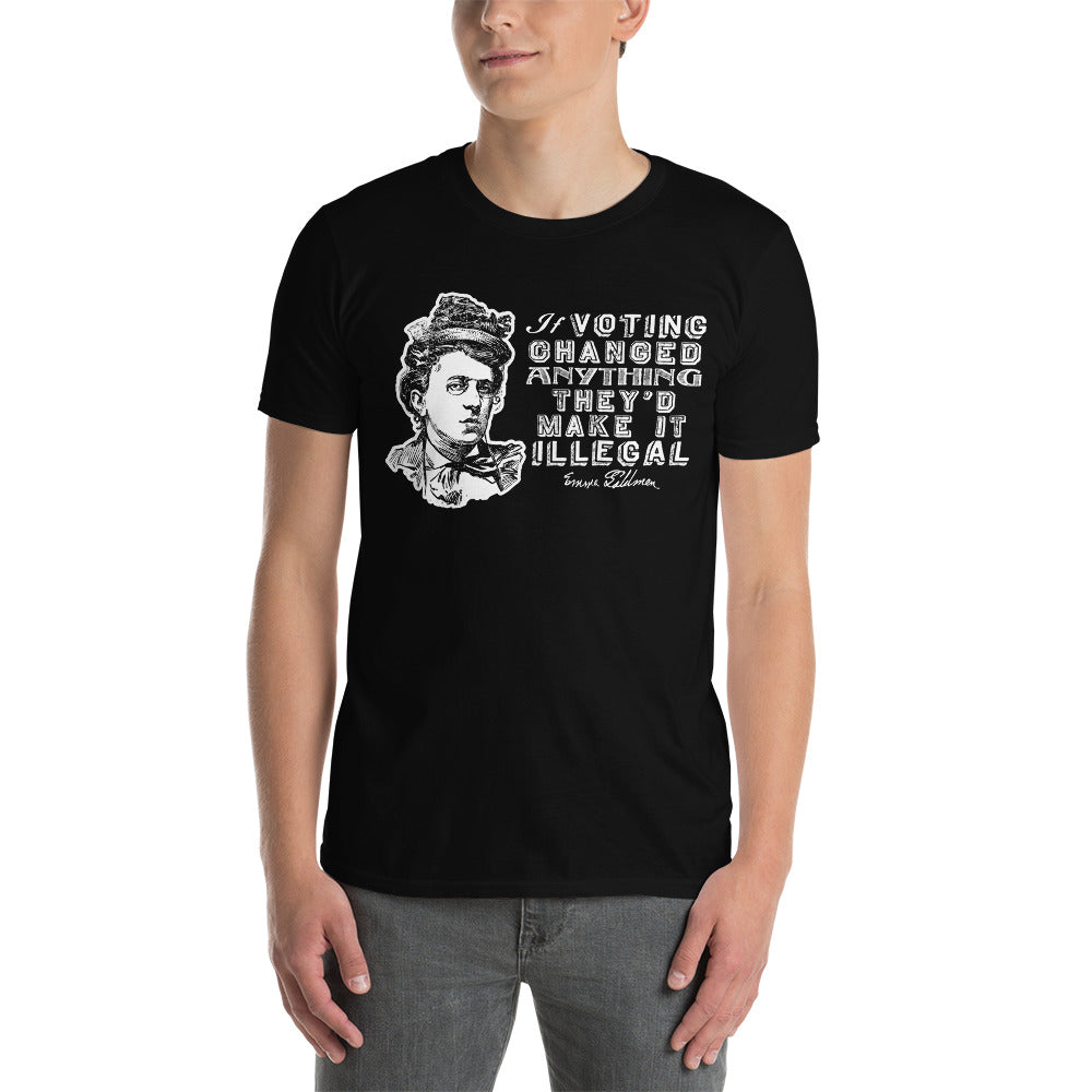 Emma Goldman Voting Quote Shirt