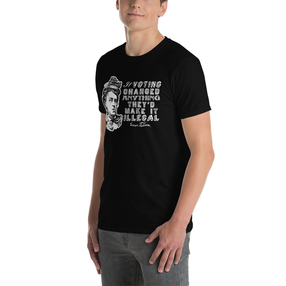 Emma Goldman Voting Quote Shirt