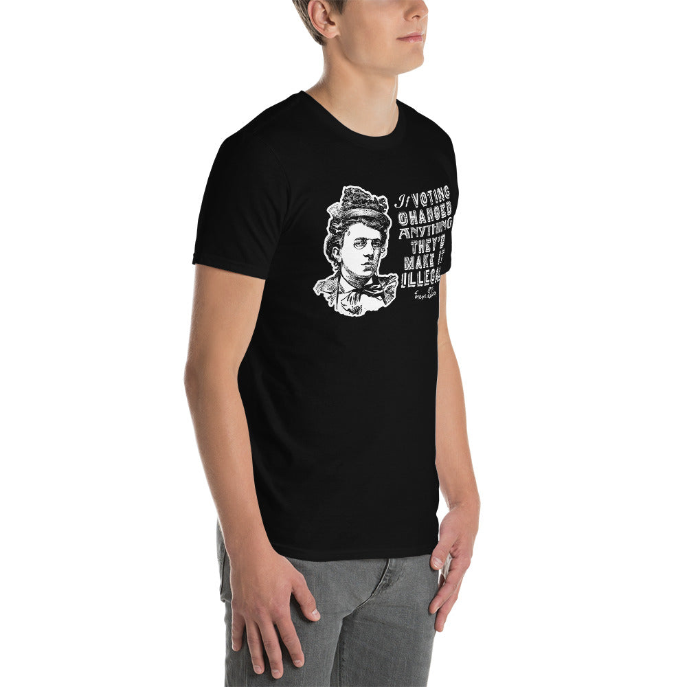 Emma Goldman Voting Quote Shirt