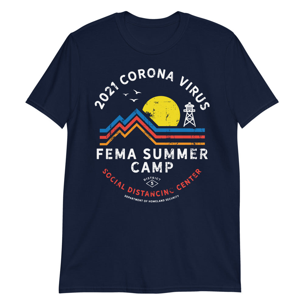 2021 Corona Virus FEMA Summer Camp T-Shirt