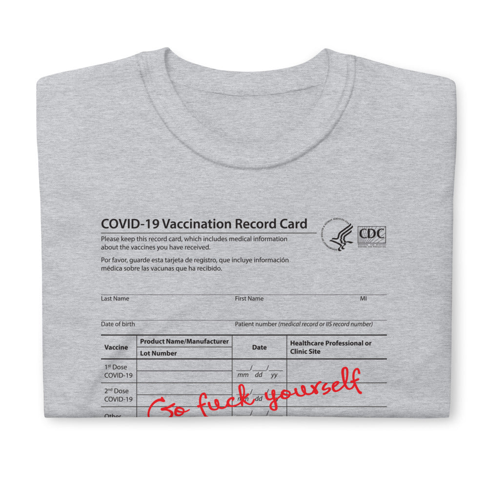 Vaxx Card GFYS Short-Sleeve Unisex T-Shirt