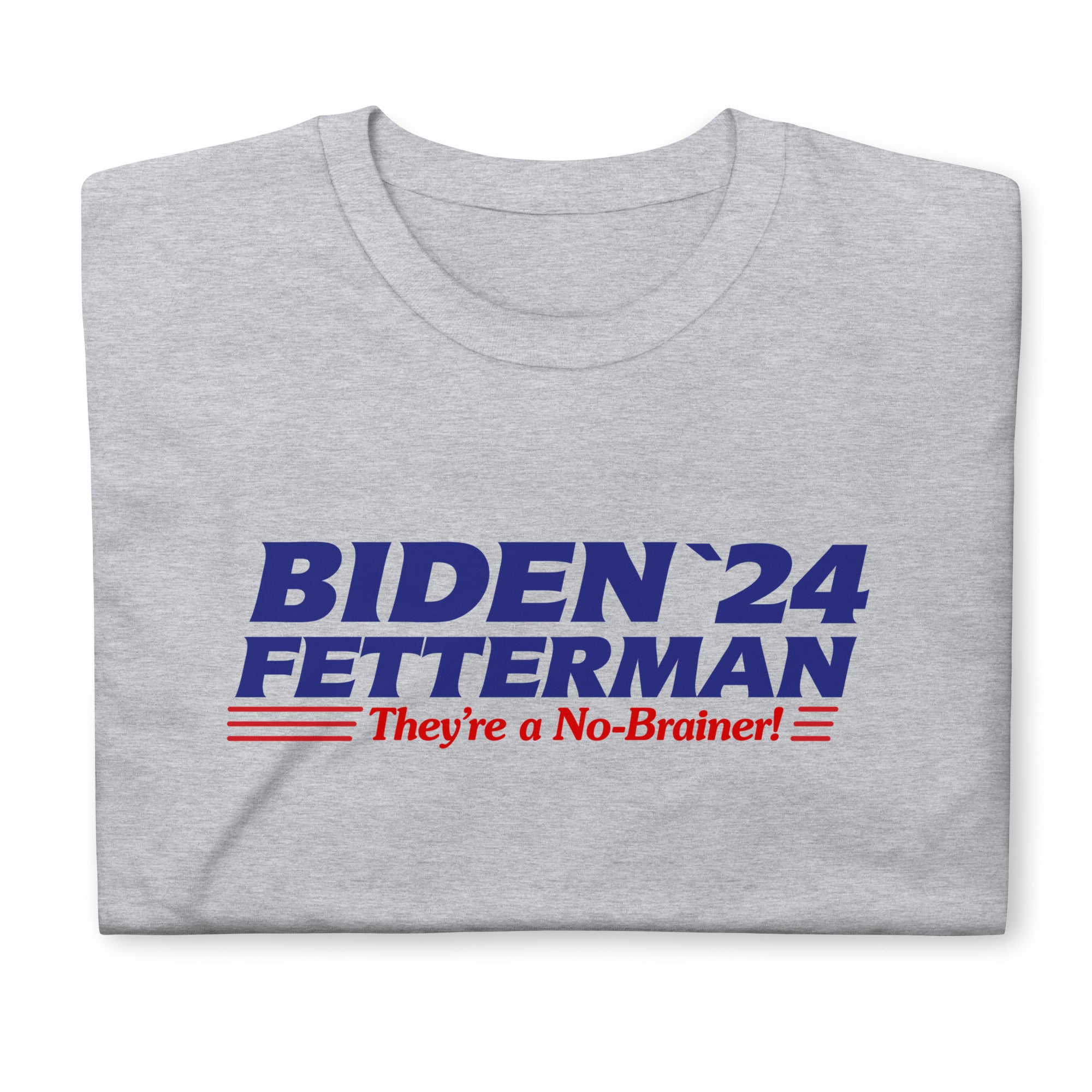 Biden Fetterman No Brainer 2024 T-Shirt