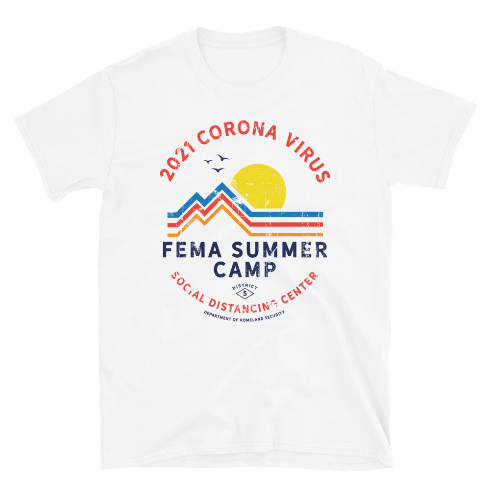 2021 Corona Virus FEMA Summer Camp T Shirt Liberty Maniacs