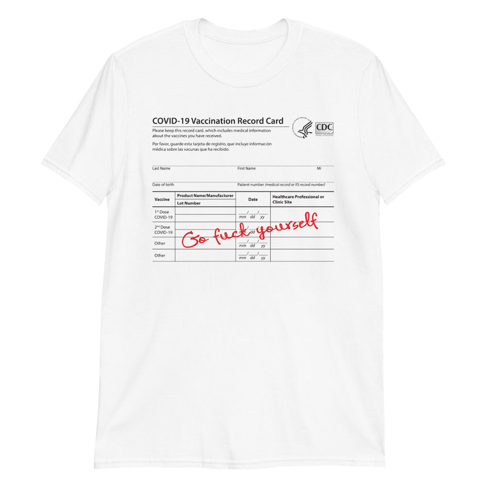 Vaxx Card GFYS Short-Sleeve Unisex T-Shirt