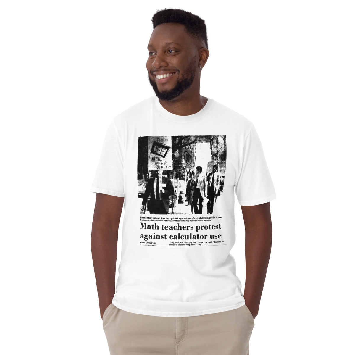 Math Teachers Protest Calculator Use T-Shirt