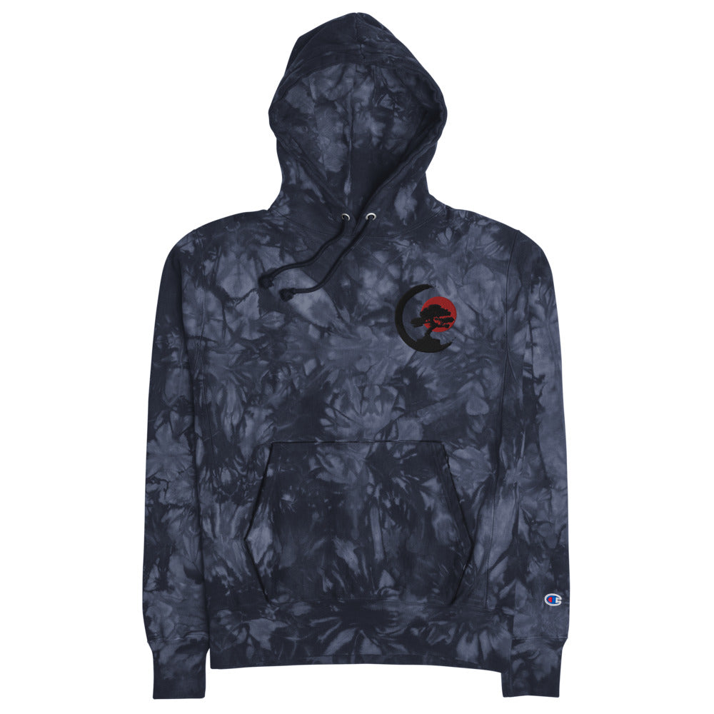 Bonsai Tree Unisex Champion tie-dye hoodie