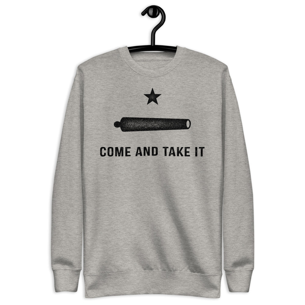 Gonzalez Come and Take It Crewneck Fleece Pullover Sweatshirt