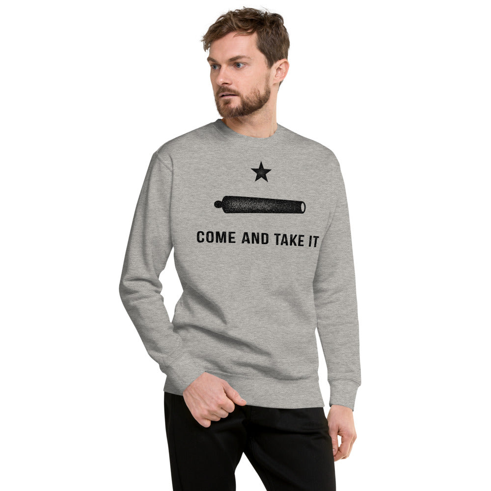 Gonzalez Come and Take It Crewneck Fleece Pullover Sweatshirt