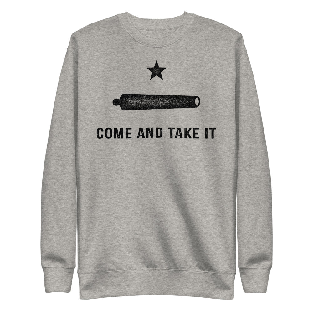 Gonzalez Come and Take It Crewneck Fleece Pullover Sweatshirt